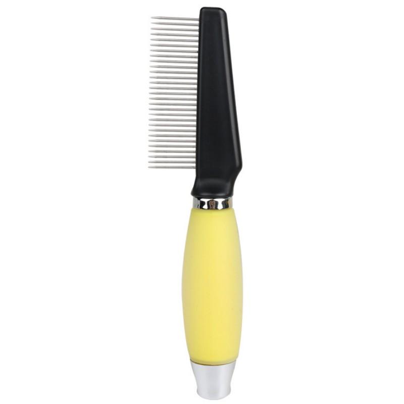 Dog Comb Pet Hair Remover Massage Cat Brush Silicone Handle Combs for Cats Hair Knot Opening Dog Grooming Brush Pets Acessorios