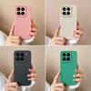 Pro Xiaomi 15 13 14 14T Mi 6x A2 A3 10 10i 10T 11 11i 11T 11X 12 12X 12T Pro Poco C75 C3 C31 C40 C50 C55 Lite Zoom Jednobarevné Silikonové Pouzdro na Mobil