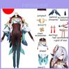 Genshin Impact Shenhe Cosplay Costume Set High Quality Full Size Women's Bodysuit For Role Play Fun