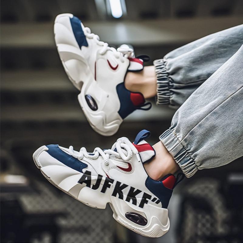 Fashion Sneakers for Men Fashion Versatile Men Comfortable Casual Shoes Thick-soled Height-increasing Men Shoes Tênis Zapatillas Deporte