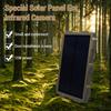 Solarpanel für Infrarot-Jagdkamera, Solaraufladung im Freien, sonnenbetrieben, wiederaufladbar