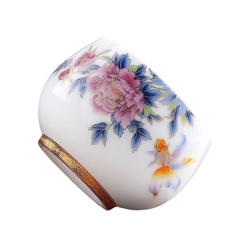 Mutton Fat Jade Porcelain Gongfu Tea Cup