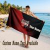 Brentford Football Design Beach Towel Custom Text Large Towel for Beach Vacation