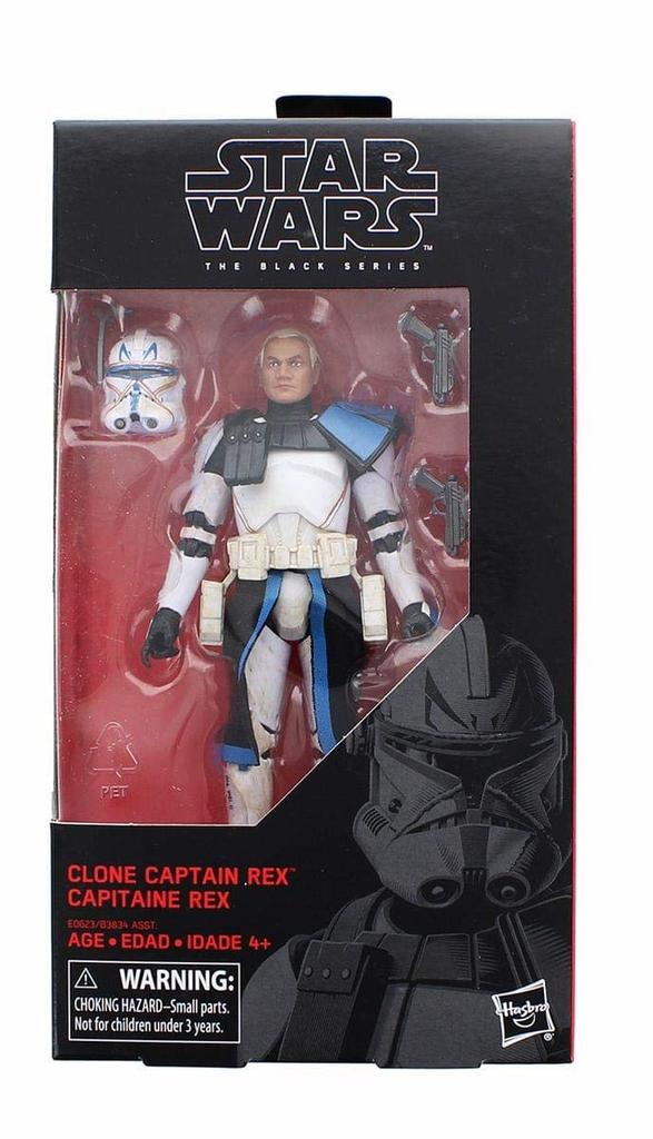 Hasbro Star Wars Black Series Clone Captain Rex Collectible Action Figure E0623 Authentic 6-inch (15cm)
