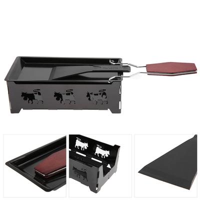 ,   Carbon Steel That Melts Cheese Evenly, with Wooden Handle for Comfortable Cooking
