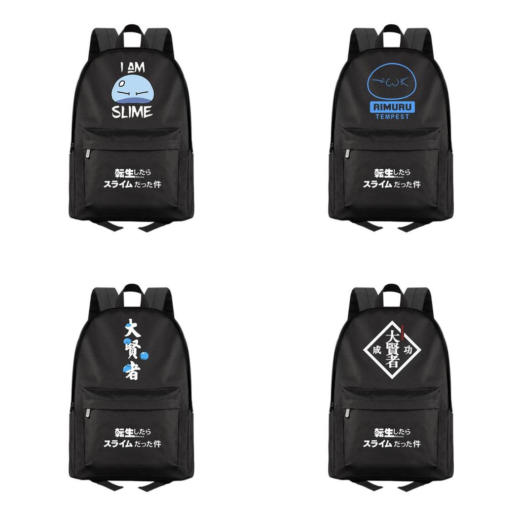 That Time I Got Reincarnated As A Slime Anime Backpack With Breathable Canvas For Casual Travel And School Use