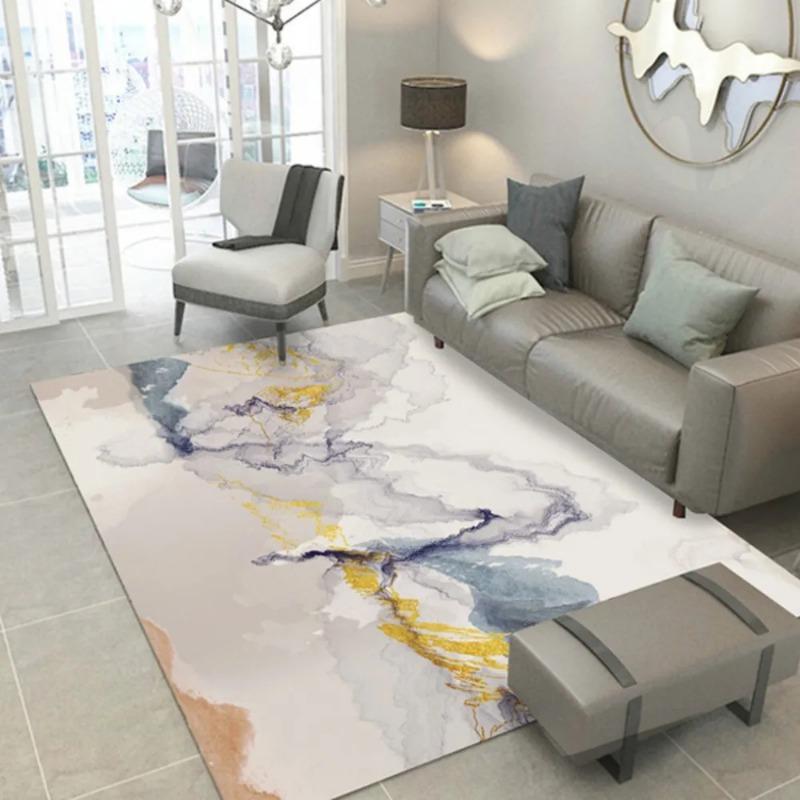 Modern Minimalist Geometric Triangle Rug For Living Room And Bedroom Non Slip Wear Resistant Easy To Clean Insulated Rug Beauty