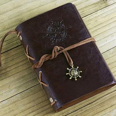 Diary Retro Beautiful Faux Leather Loose-leaf Notebook for Gifts