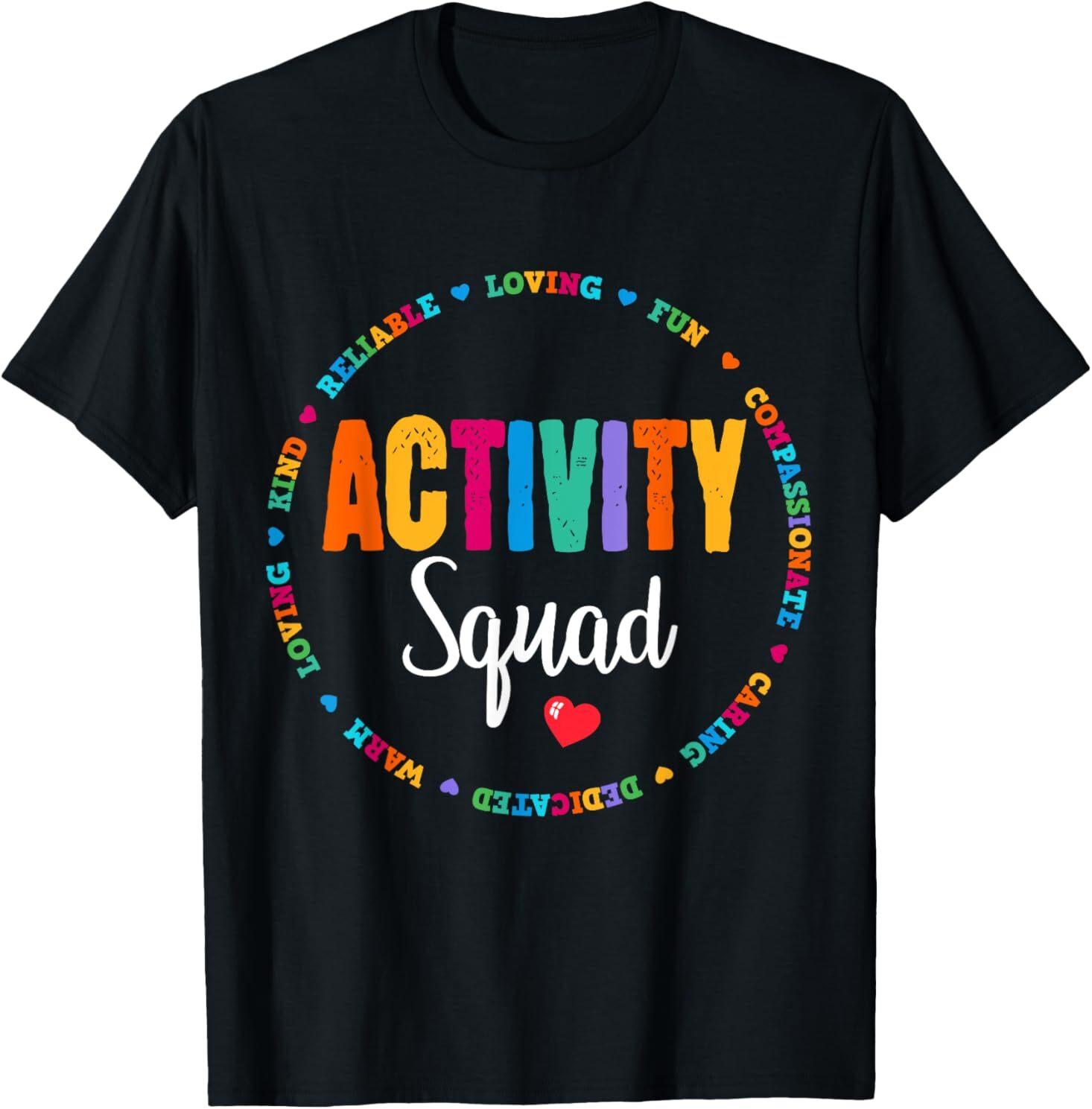 Activity Assistant Squad Team Professionals Week Director T-Shirt Mens Womens Tees Top S
