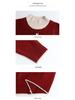 Tricots Style Maman: Pull Fausse Deux-Pièces en Velours pour Femmes d'Âge Moyen et Âgées, Parfait pour les Superpositions Automne/Hiver