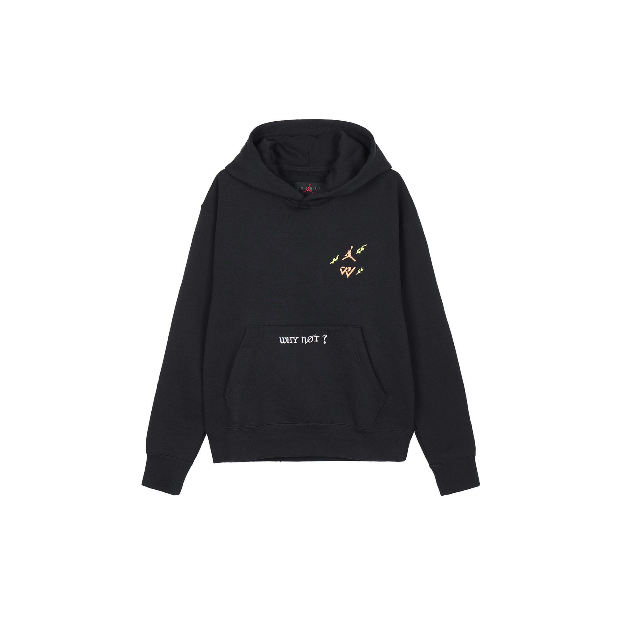 Jordan Sweatshirts Men`s Black Hooded Moderate