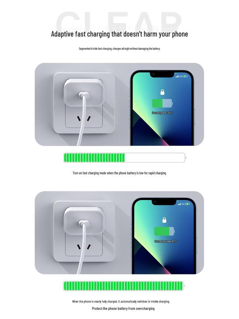 3C Certified 30W GaN Fast Charger with PD & Multi-functional Wireless Charging, 5V/3A.