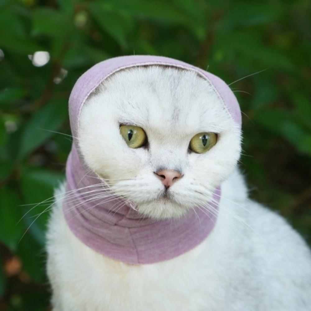 Breathable Dog Head Cover Hearing Protection Pet Ear Cover Practical Calming Dog Hood Dog Grooming