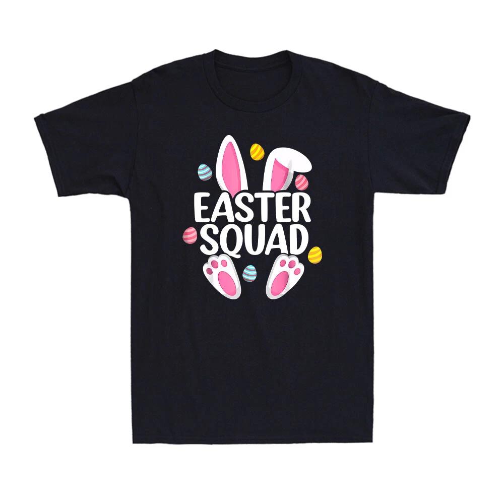 Easter Squad Family Matching Easter Day Funny Bunny Egg Hunt Group Men s T-Shirt XL