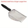 1pc Stainless Steel Pet Litter Shovel - Convenient Tool for Dogs and Cats, Easy Clean Tool for Dog and Cat Pan Maintenance