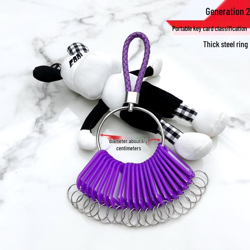 Landlord Rental Key Disk - Warehouse, Dormitory, Hotel Key Chain & Storage Management Marker