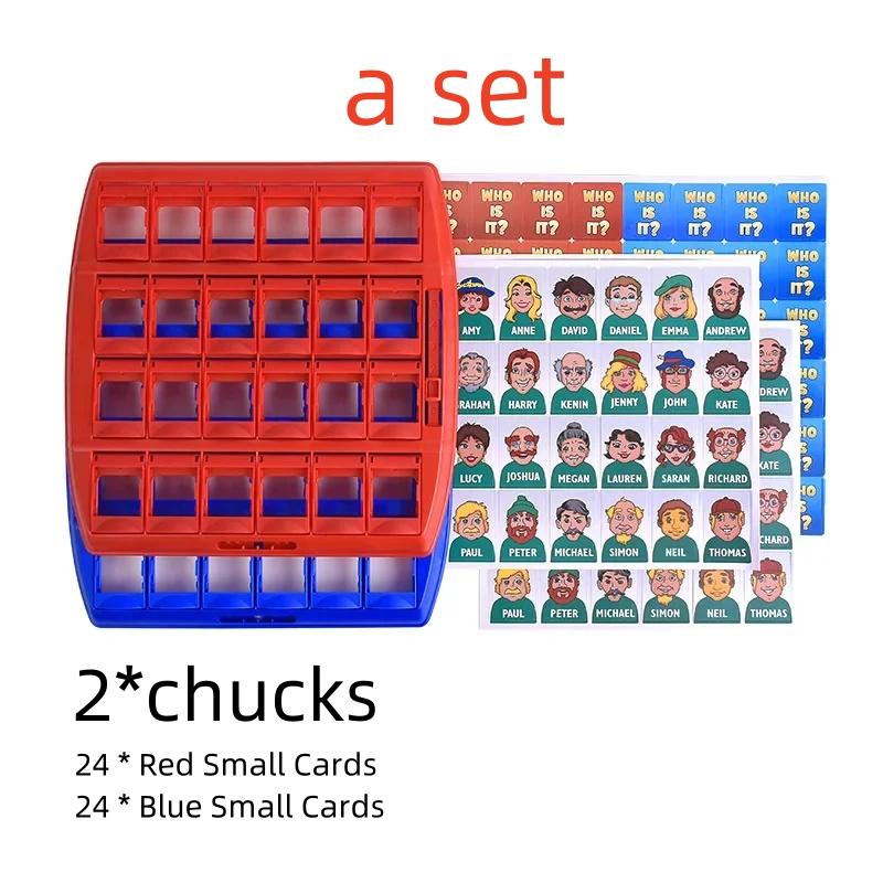 

Вгадай Хто Я Настільна Гра - Взаємодія Батьків та Дітей Логічне Мислення Дитяча Головоломка Шахова Дошка Іграшка