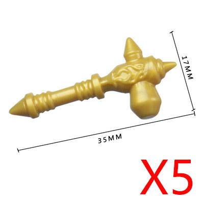 MOC Building Block Medieval Solider Knight Figures Toy Weapons Accessories Sword Axe Bow Sword Ten Spear Crossbow Mini Bricks