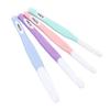 4 Pcs Crochet Hook Set 8mm 10mm 12mm 15mm ABS TPR Ergonomic Handle Crochet Hooks for Carpet Rug Blan