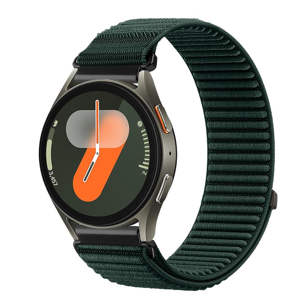 20mm 22mm watch Straps For Samsung Galaxy Watch 7/FE/5/pro/6/4/Classic nylon loop Bracelet correa Huawei watch GT 4 5 6 pro Band
