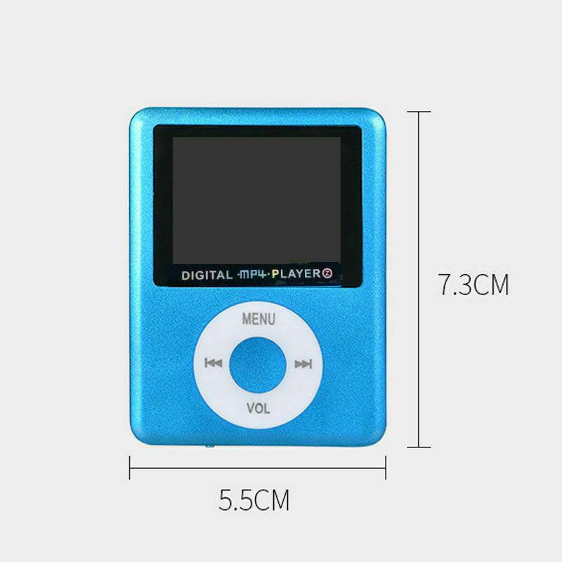 LCD Digital Display 1.8/" MP3 MP4 Player FM Radio HiFi Musikspieler