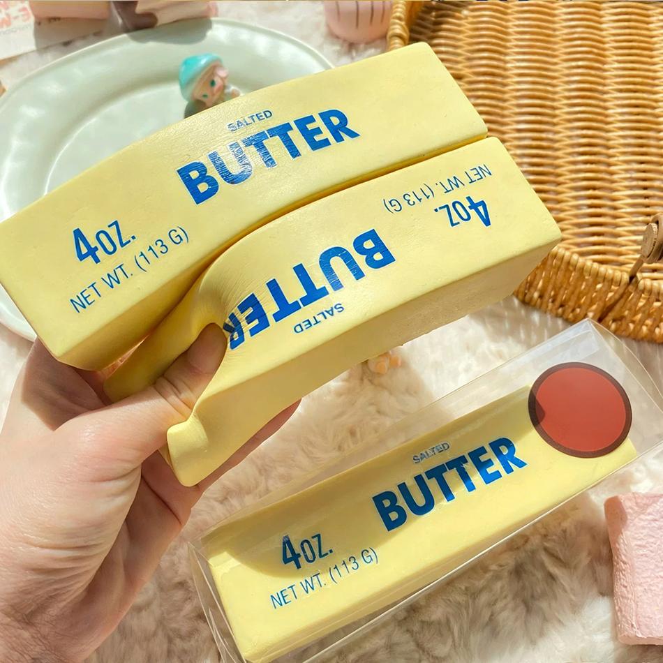 Butter Stick Slow Rising Squishy Toy Squeeze Fidget Brick Bar Anti-Stress Hand Relax Gift For Stress Relief And Entertainment