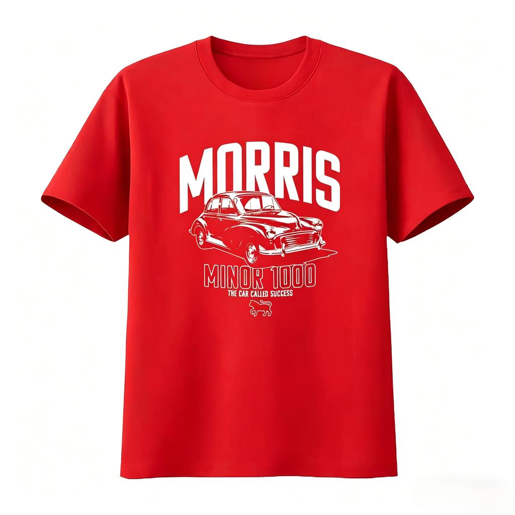 Morris Minor 1000 TShirt for Classic Car Design Stylish TShirt Unisexs Clothing and Womens Clothing 2026 Summer New T Shirt