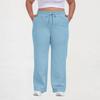 Women Plus Size Casual Loose Straight Leg Sweatpants with Pockets Drawstring Waist Relaxed Fit Lounge Trousers for Daily Wear