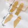 Copper Alloy Electroplated Steel Needle Tassel Earrings - Elegant European & American Design