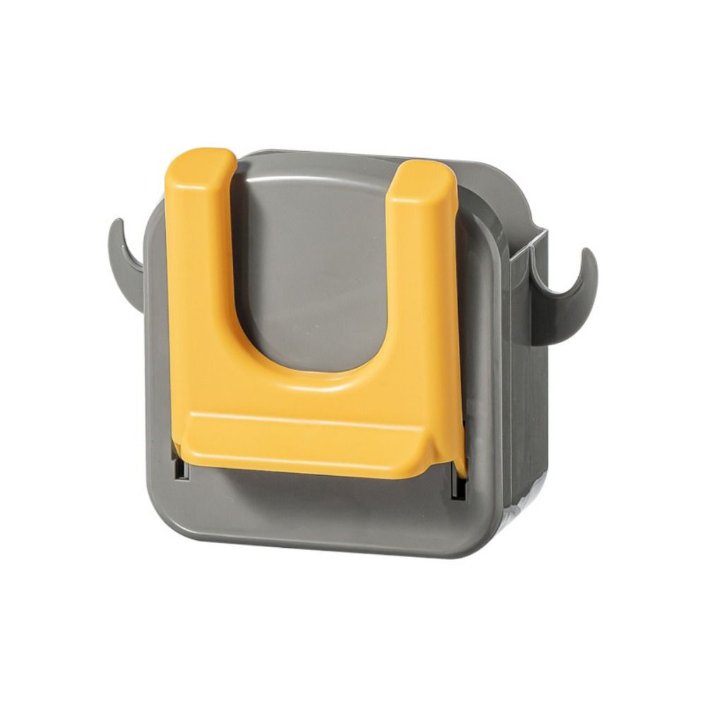 

Пластиковая складная стойка для фена, настенный держатель для фена без сверления, с крючками, универсальный размер, держатель для фена для дома серый