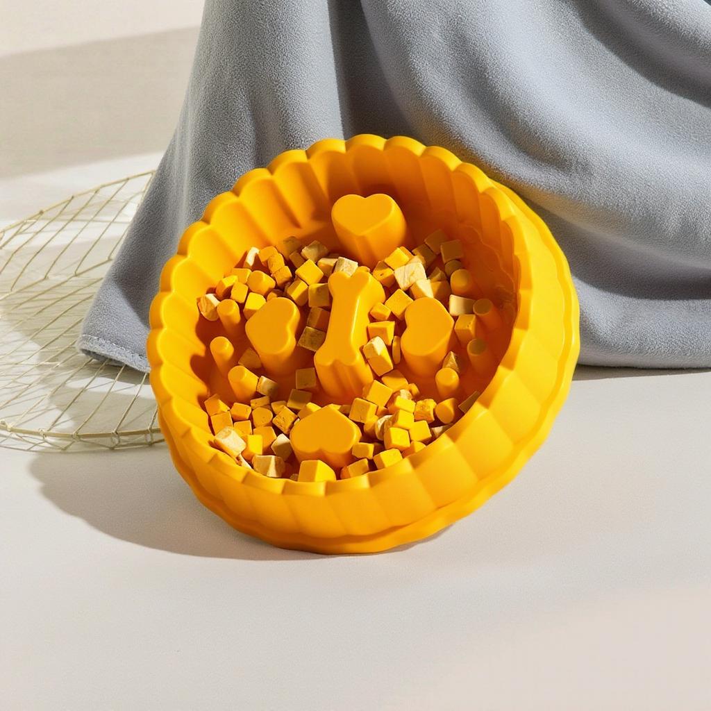 Love Cake Slow Food Bowl Anti-choking Dog Bowl Small Medium and Large Dog and Cat Feeding Basin Cat Food Basin Dog Food Bowl Spot