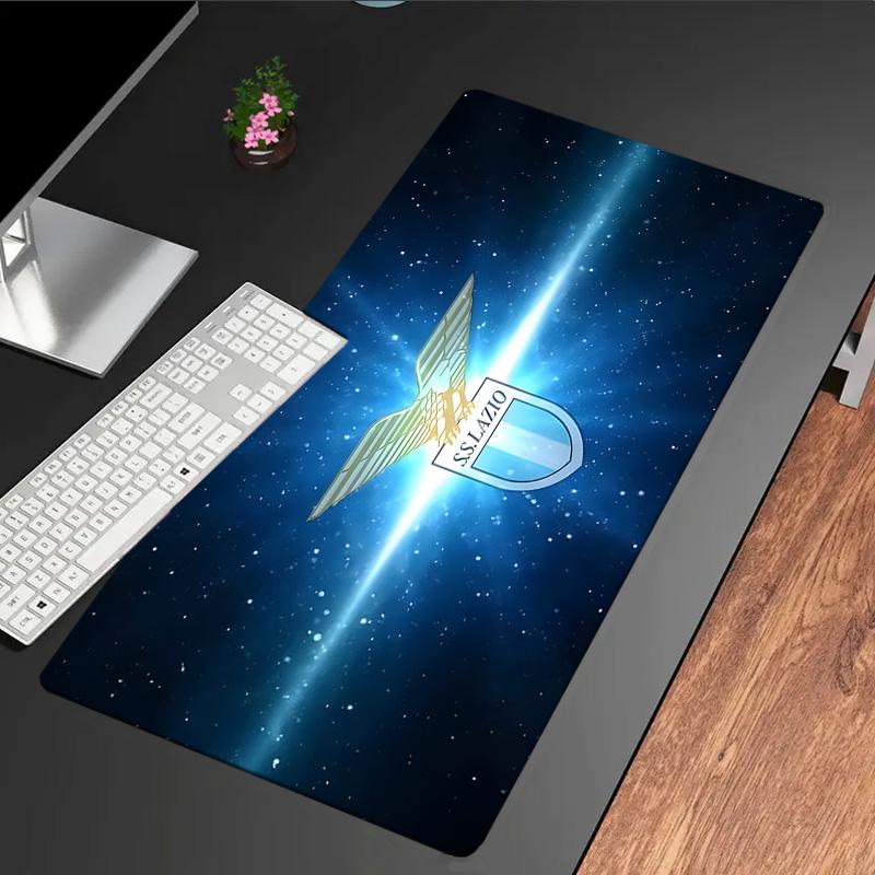 Lazio Football Club Emblem Mouse Pad, Rubber Base, Mouse Pad for Gamers and Office Use, Gaming Desk , Easy To Clean Mat Christmas fan gifts