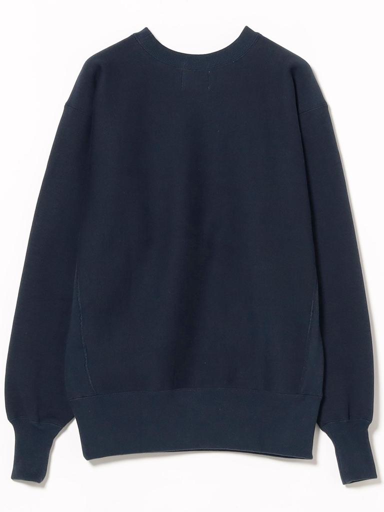Beams Boy Champion Logo Reverse Weave(R) Crew Neck Sweatshirt, Women's, Navy, Size Small, 13130158411