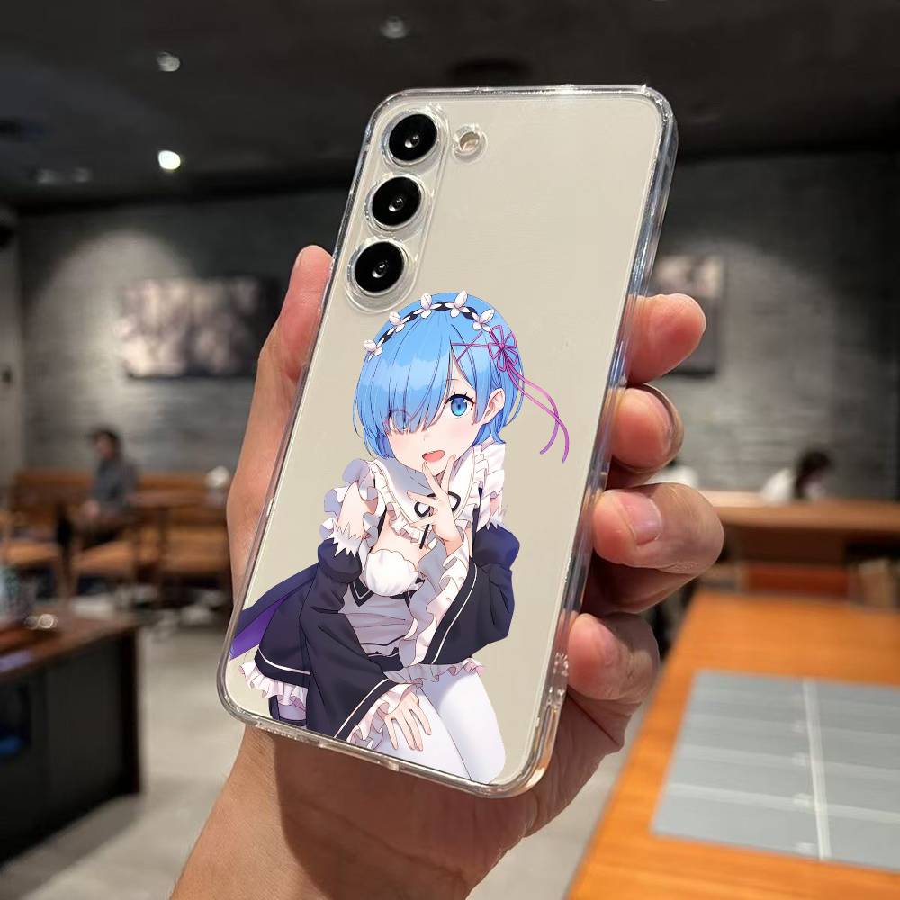 R-REM-M From Re-Zero  Phone Case For SamsungA10 A12 A31 A40 A70 Transparent Cover Case Samsung a31