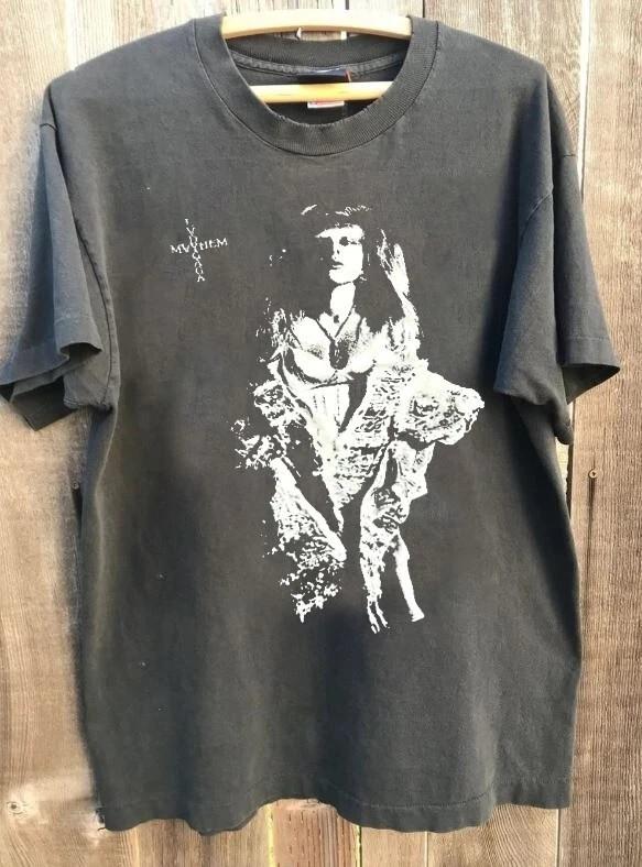 

Mayhem Lady Gaga tour 2025 short sleeve charcoal classic Style shirt S5XL Unisex T-Shirt XXXL