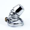 Men's CB Lock Metal Chastity Lock Penis Cage  Sex Toy Stainless Steel Cock Ring Ball Stretcher Slave BDSM