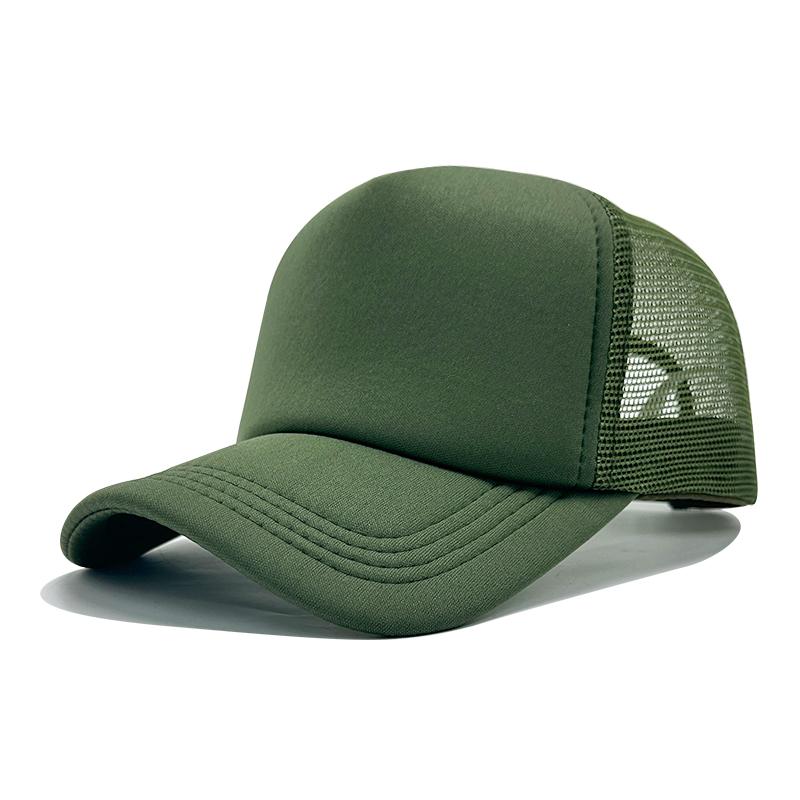 Wholesale High Quality Custom 3D Embroidery Sublimation Print 5-Panel Trucker Mesh Cap  Baseball Gorras Blank Foam Trucker Hat