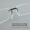 TAG Hezekiah Optical Glasses Frames Men Frameless Eyewear TR90 Eyeglasses Frame 0342 Square Myopia Retro Spectacle Women Reading
