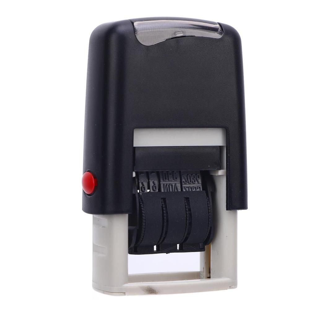 Date Stamp 25x2.8mm English Date Clear Imprint Quick Drying Self Inking Stamp