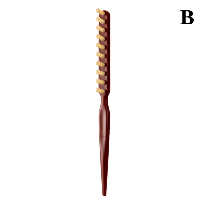 

Meridian Massage Comb Anti-Static Gua Sha Tool Alloy Teeth Relaxation Scalp Point Massage Brush Barber Hair Comb Massage Tool B