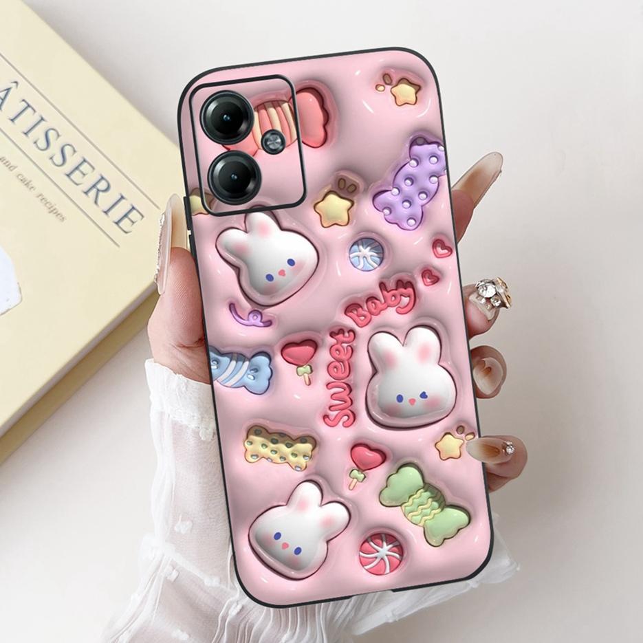 For Motorola Moto G14 G24 G34 Case Fashion Cartoon Cover Soft TPU Phone Case For Motorola G14 Moto G24 G34 MotoG24 MotoG34 Shell