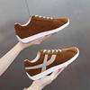Soft Leather Fashionable Casual Lightweight Women's Sneakers Spring Autumn Thick Bottom Flat Shoes Sport Shoes Sneakers