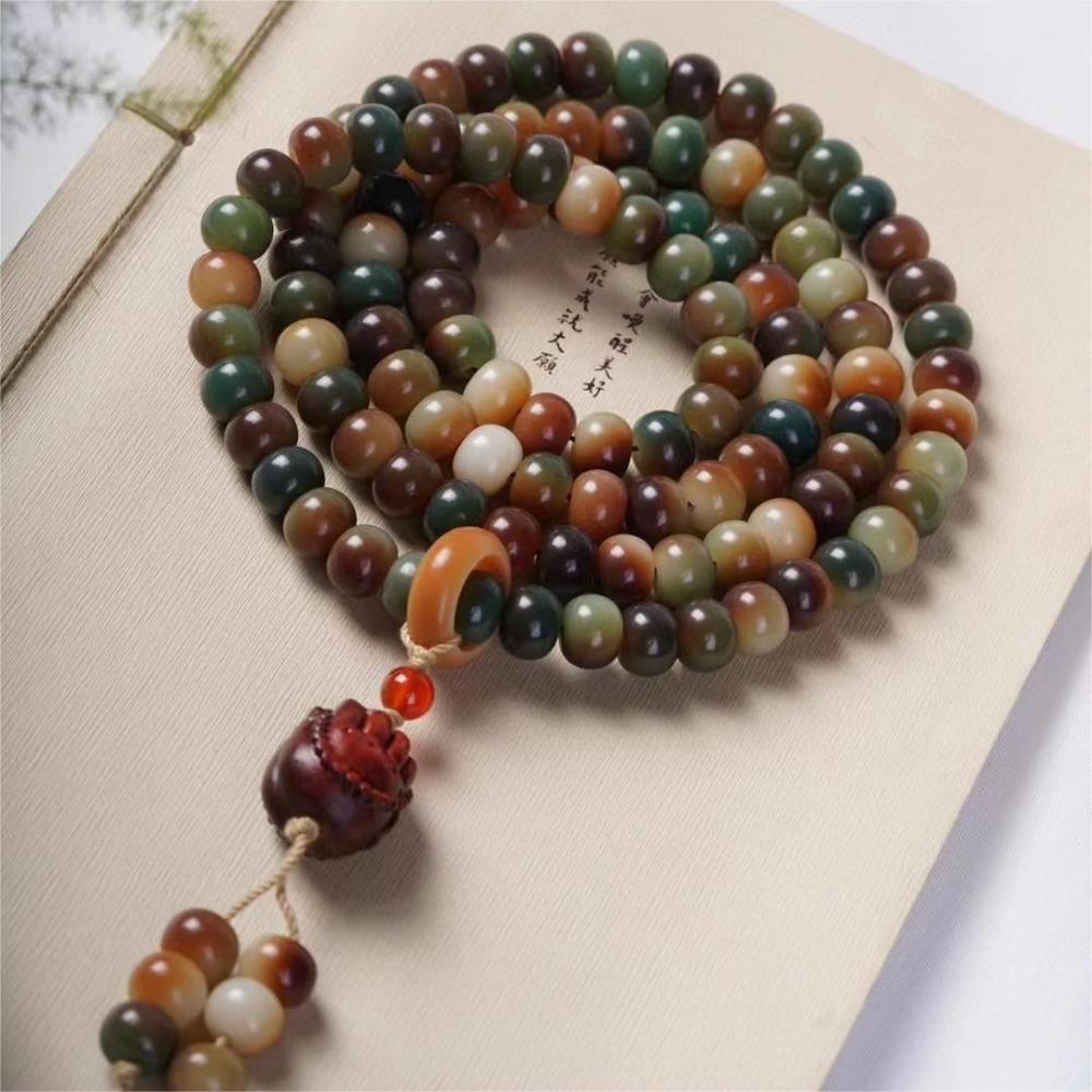 Tassel Rosary Beads Bracelets Jewelry Beaded Handheld Necklace Retro Prayer Beads Necklace  Gifts