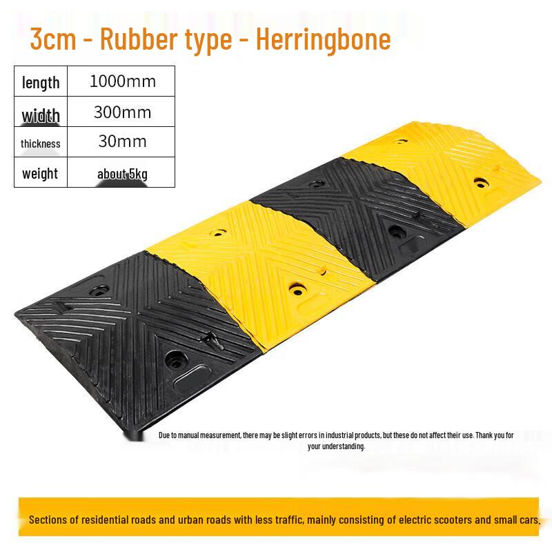 Thickened Rubber Speed Bump