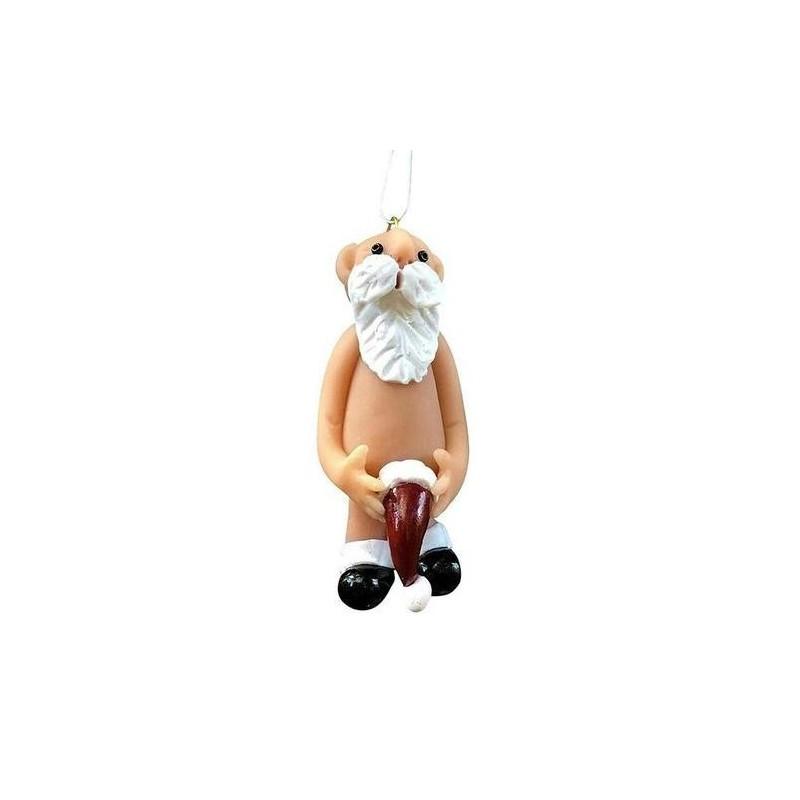 Acryl Unartiger Weihnachtsmann Weihnachtsbaumschmuck Zeichentrickstil Männliche und weibliche Optionen Charakterdesign