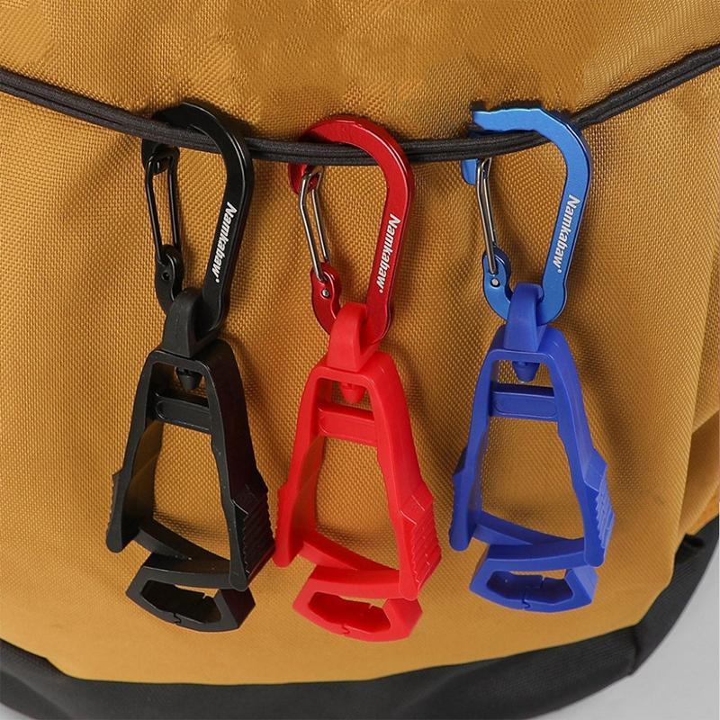 Outdoor Multifunctional Plastic Hook Buckle Safety Work Gloves Holder Anti-Drop Durable Glove Belt Clamp For Worker Construction