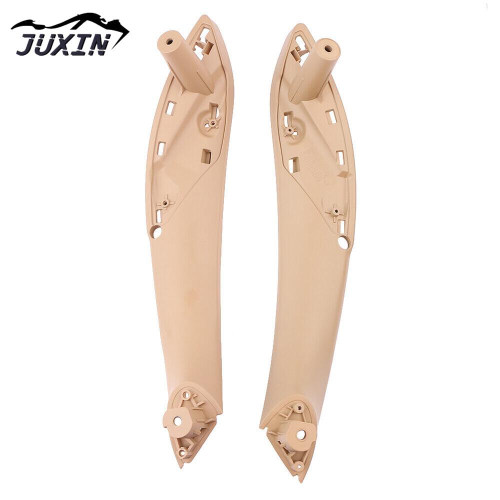 2PCS Fit For BMW F30 F80 F31 F32 F80 Front Left & Right Inner Trim Door Pull Handle Black Beige Carbon