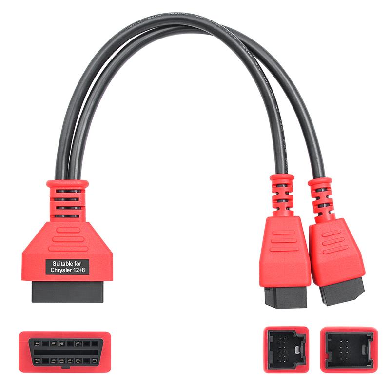 FCA Programming Cable 12+8 for Chrysler Security Gateway Module OBD2 Scanner Universal Adapter Cable Used With Autel Launch