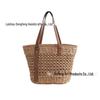 Large Capacity Handmade Straw Rattan Beach Tote Shoulder Bag