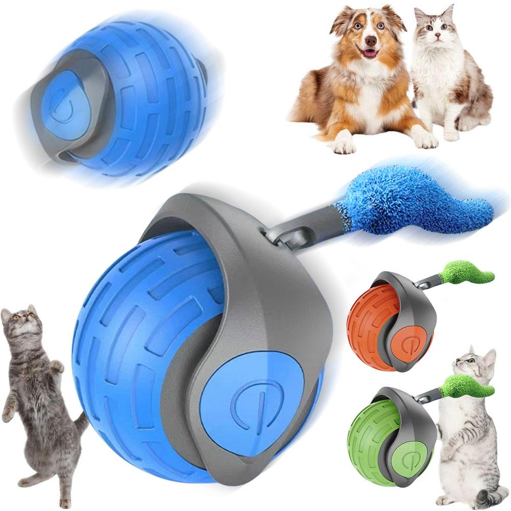 Interactive Cat Toy Ball Electric Rolling Ball Toy Automatic Cat Toy for Endless Entertainment for Hours of Fun